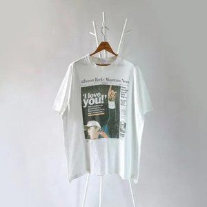90s Denver Broncos NFL Newspaper t-shirt